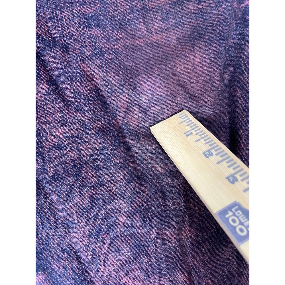 True Religion Men 38 Geno Relaxed Slim Jeans Purple Black Acid Wash USA Made Y2K - Picture 11 of 12